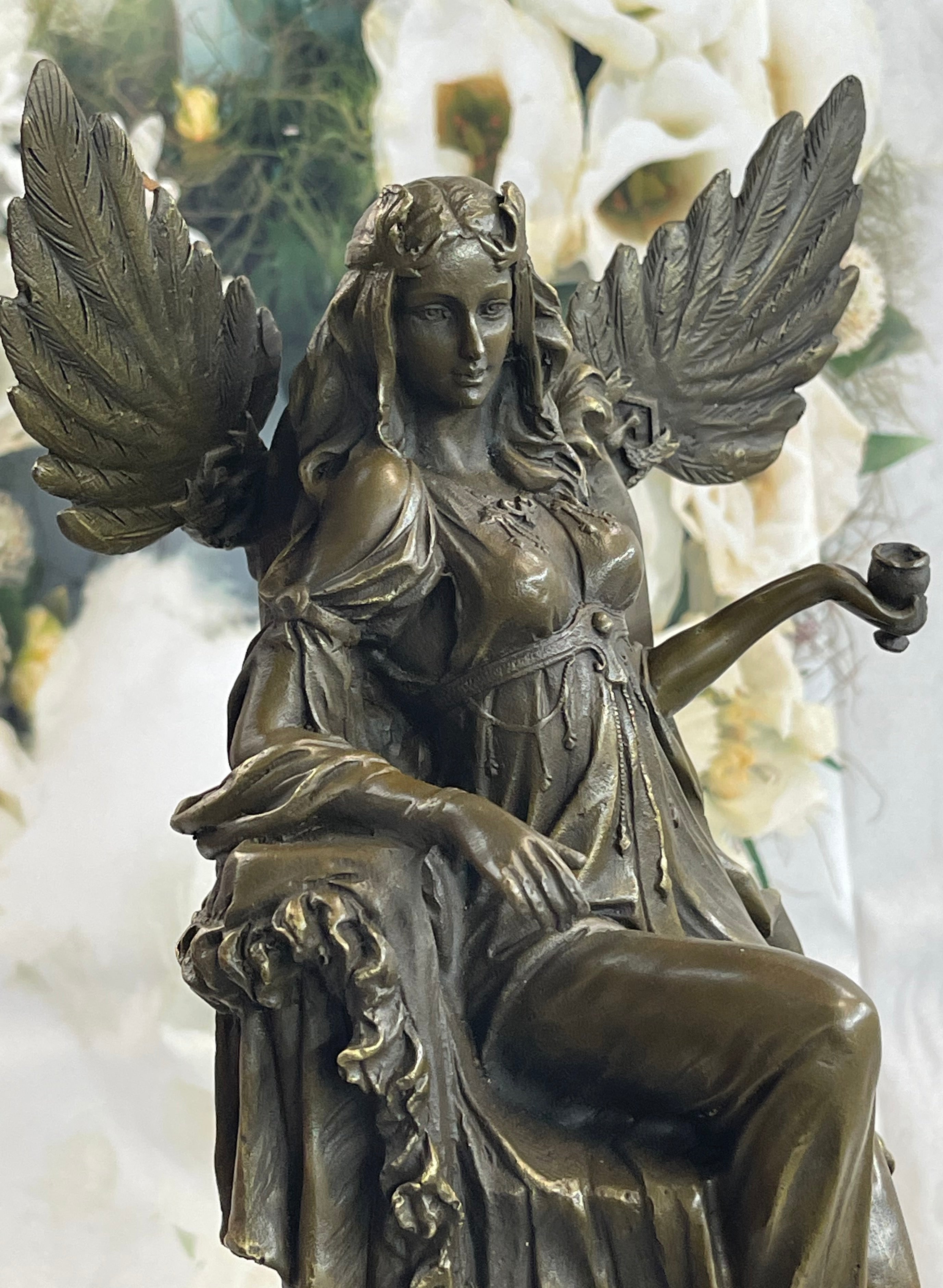 Signed Original Artwork by Cesaro Cleopatra Bronze Sculpture