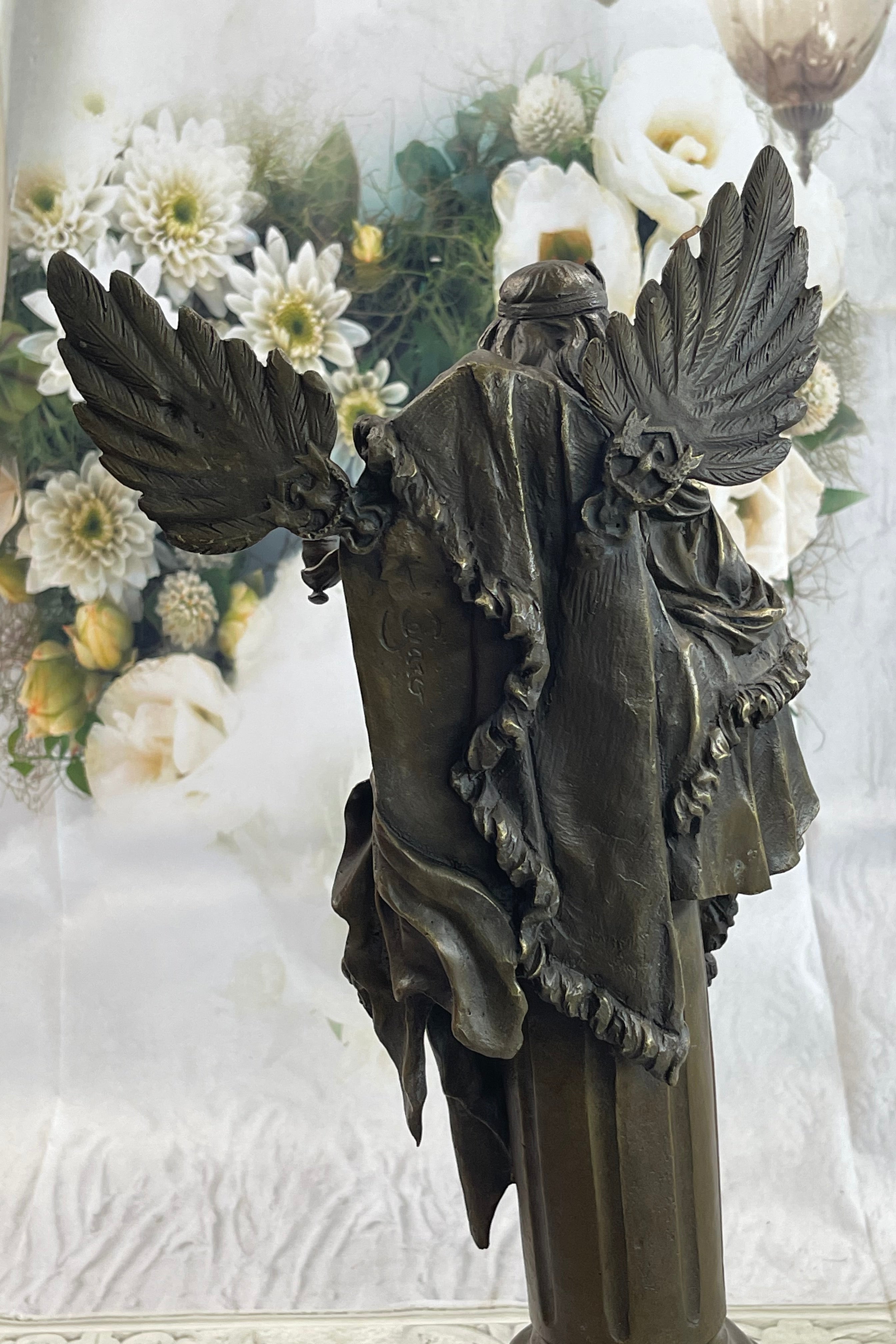 Signed Original Artwork by Cesaro Cleopatra Bronze Sculpture