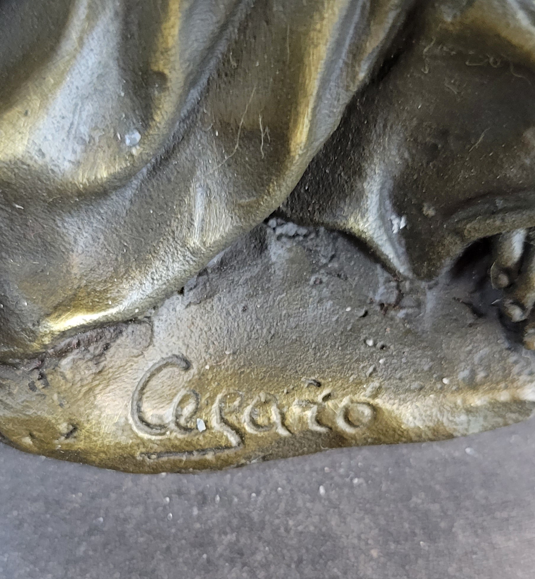 Elegant Female Nude Cherub Child Mother & Angel Bronze Marble