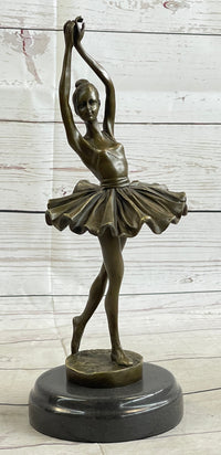 Abstract Ballerina Lost Wax By Milo Art Bronze Sculpture