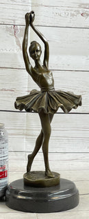 Abstract Ballerina Lost Wax By Milo Art Bronze Sculpture
