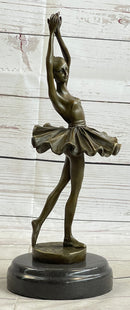 Abstract Ballerina Lost Wax By Milo Art Bronze Sculpture