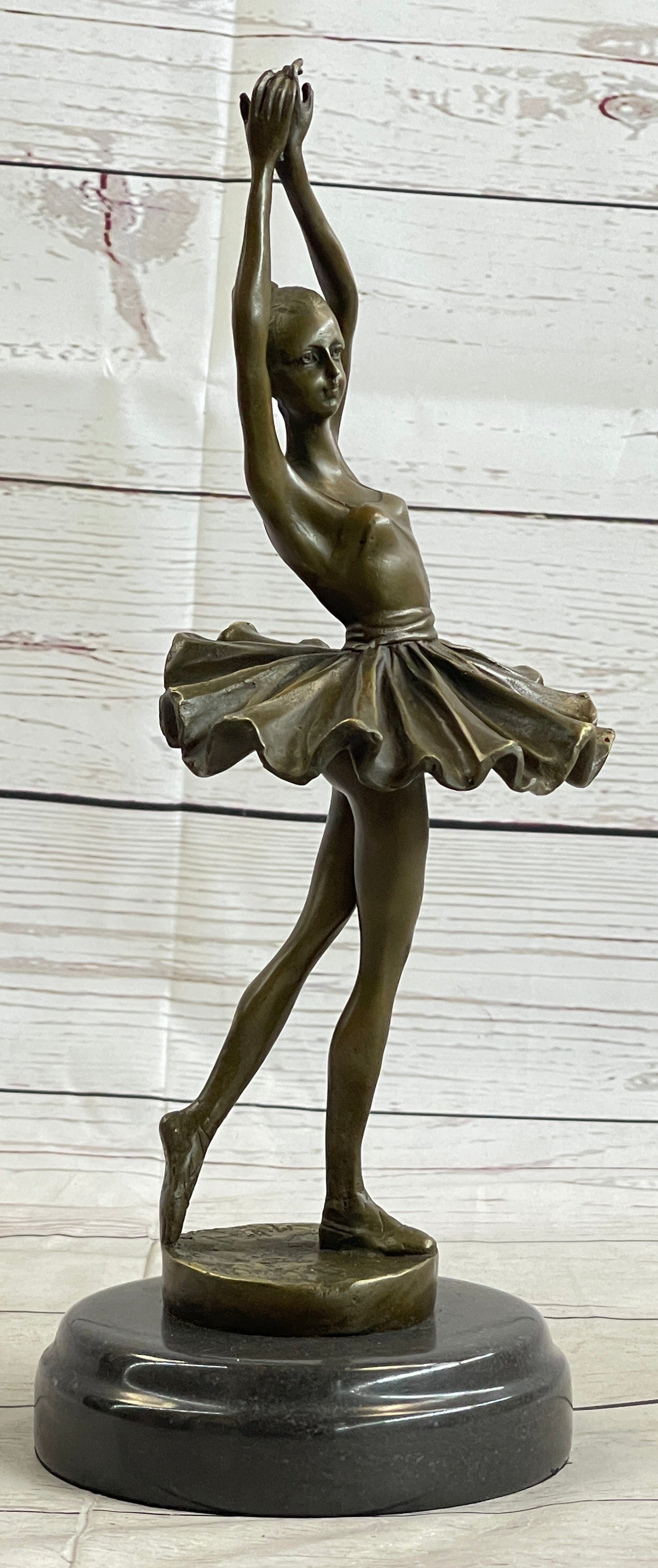 Abstract Ballerina Lost Wax By Milo Art Bronze Sculpture