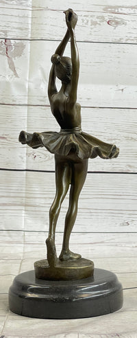 Abstract Ballerina Lost Wax By Milo Art Bronze Sculpture