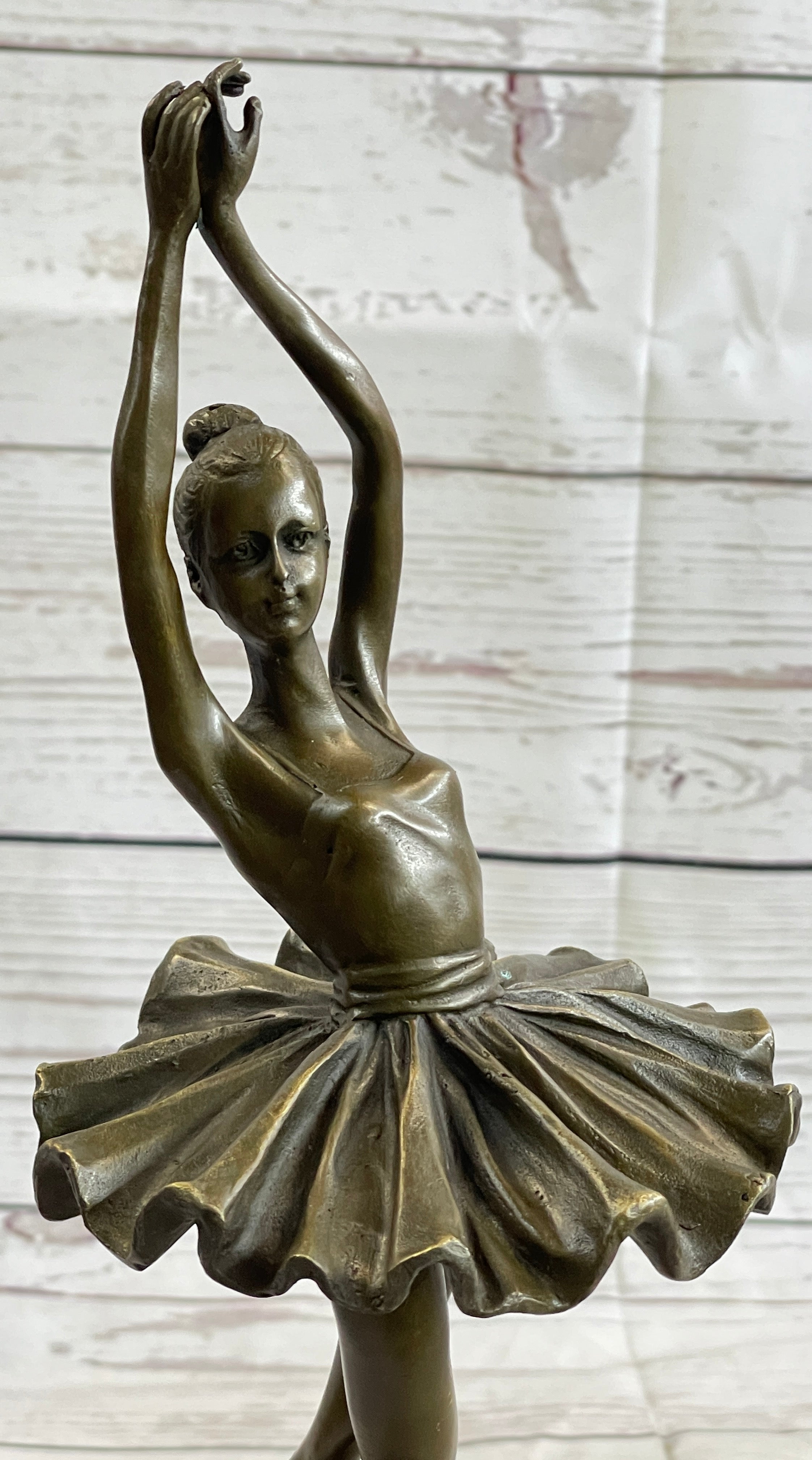 Abstract Ballerina Lost Wax By Milo Art Bronze Sculpture