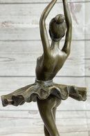 Abstract Ballerina Lost Wax By Milo Art Bronze Sculpture