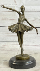 Art Deco Hot Cast Bronze Ballerina Ballet Sculpture