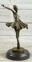 Art Deco Hot Cast Bronze Ballerina Ballet Sculpture