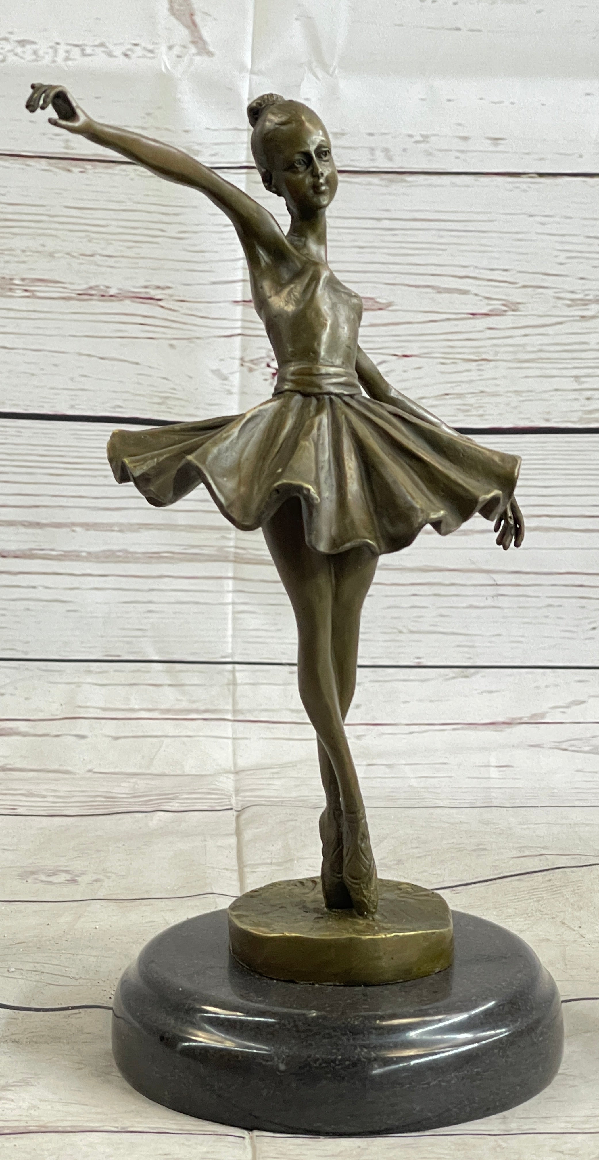 Art Deco Hot Cast Bronze Ballerina Ballet Sculpture