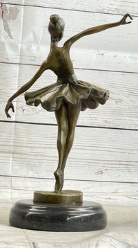 Art Deco Hot Cast Bronze Ballerina Ballet Sculpture