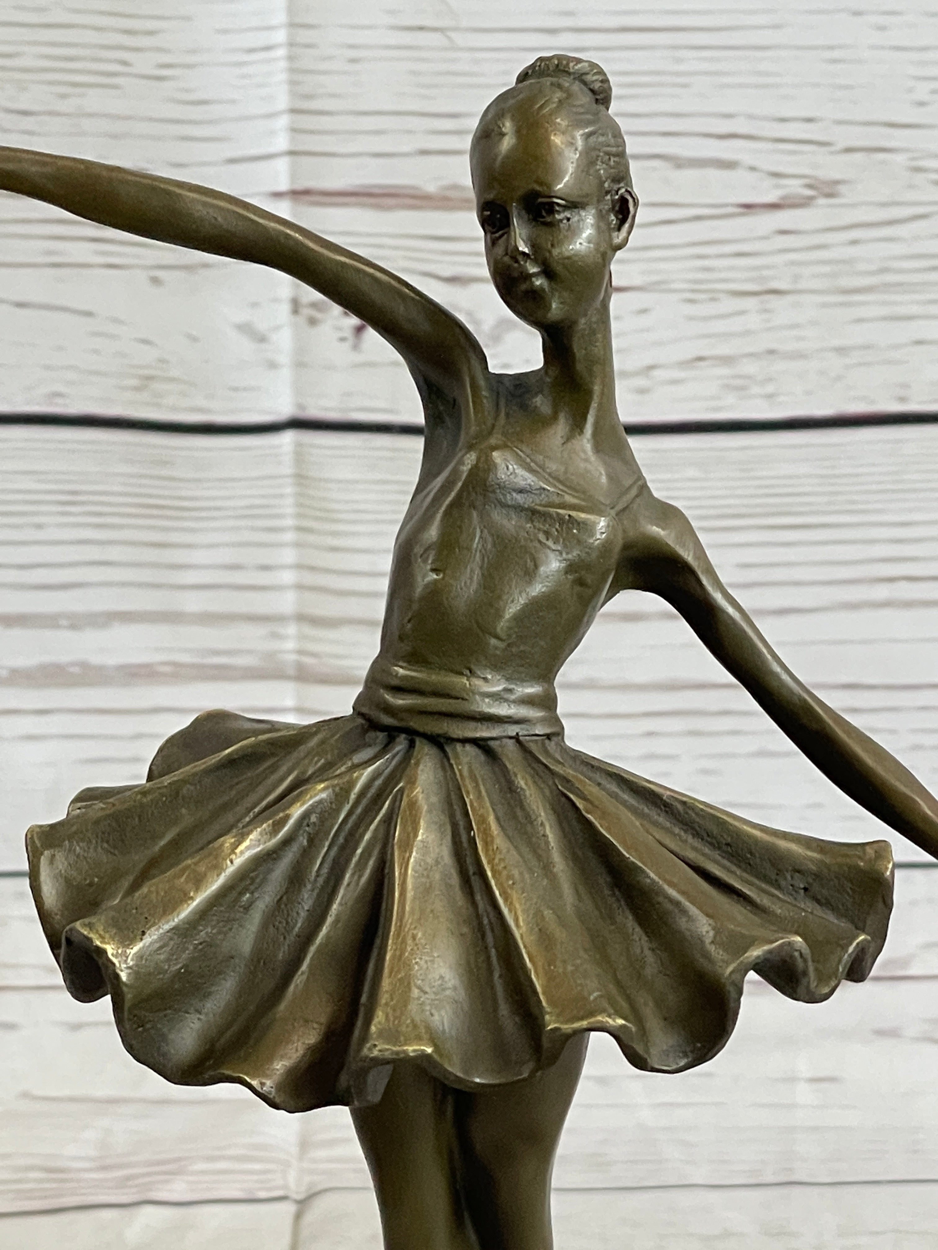 Art Deco Hot Cast Bronze Ballerina Ballet Sculpture