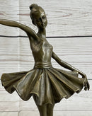 Art Deco Hot Cast Bronze Ballerina Ballet Sculpture