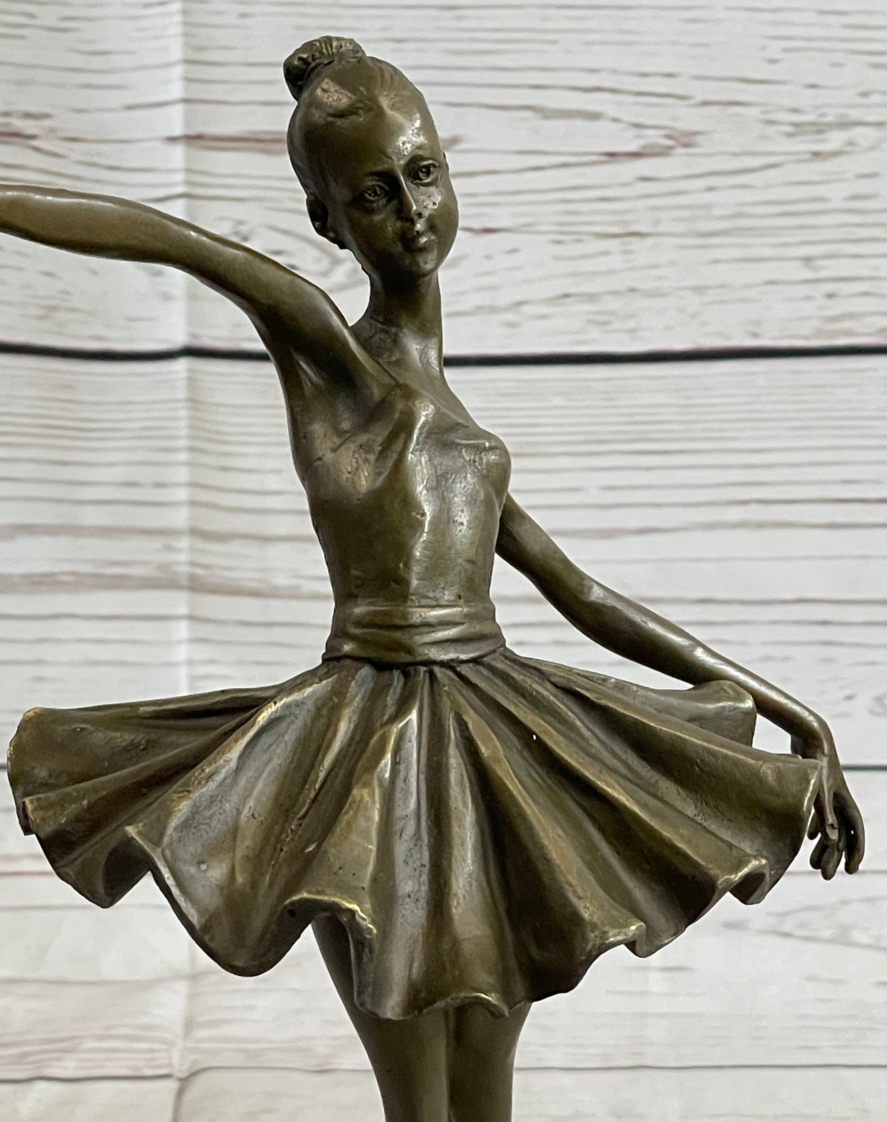 Art Deco Hot Cast Bronze Ballerina Ballet Sculpture