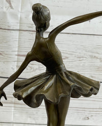 Art Deco Hot Cast Bronze Ballerina Ballet Sculpture