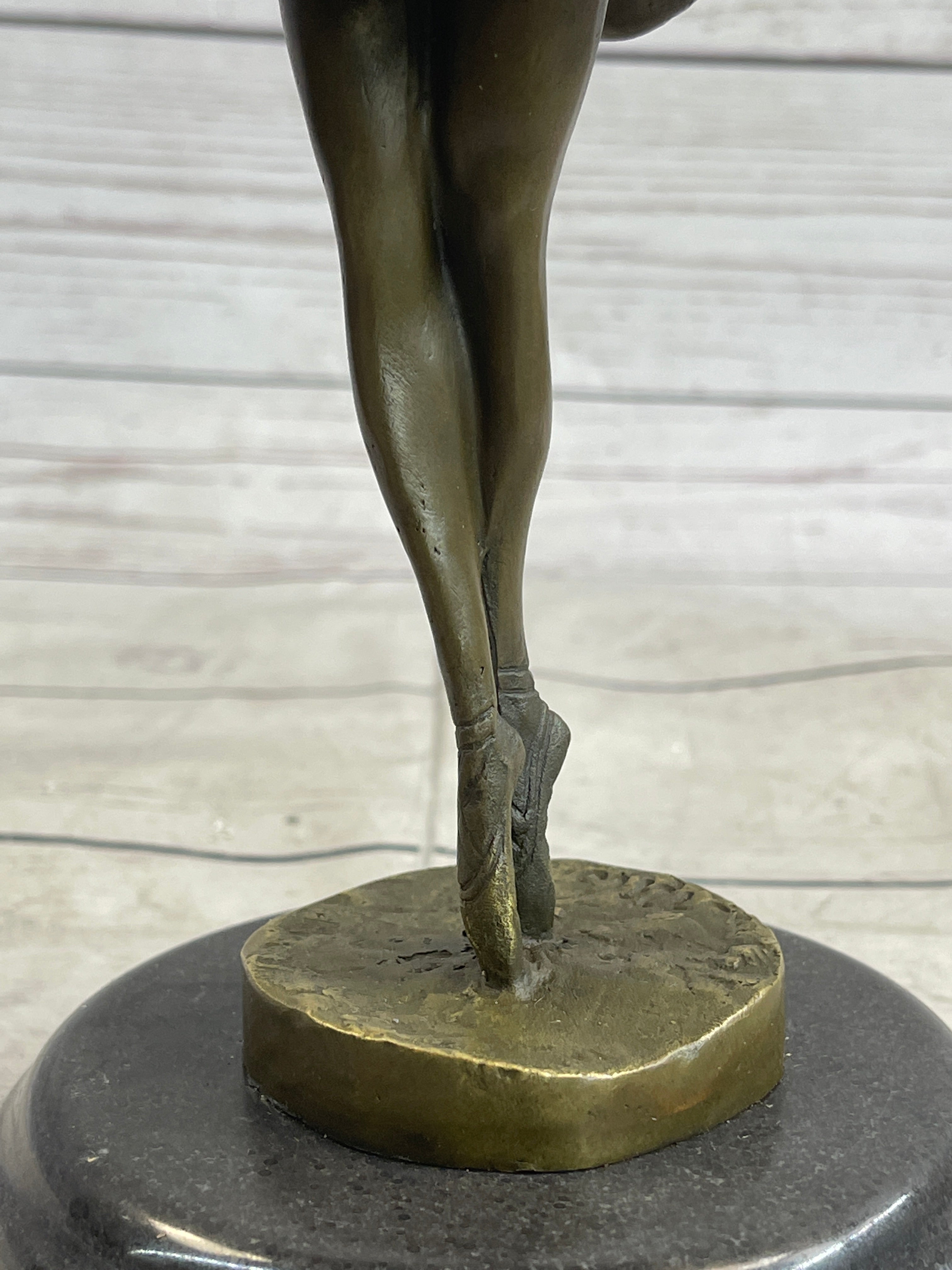 Art Deco Hot Cast Bronze Ballerina Ballet Sculpture