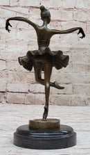 Hot Cast Bronze Ballerina Sculpture by Milo on Marble Base