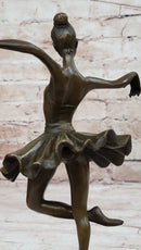Hot Cast Bronze Ballerina Sculpture by Milo on Marble Base