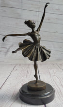 Art Deco Hot Cast Bronze Ballerina Ballet Dancer Sculpture