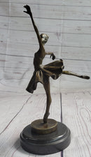 Art Deco Hot Cast Bronze Ballerina Ballet Dancer Sculpture