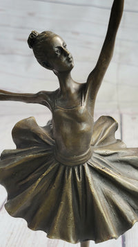 Art Deco Hot Cast Bronze Ballerina Ballet Dancer Sculpture