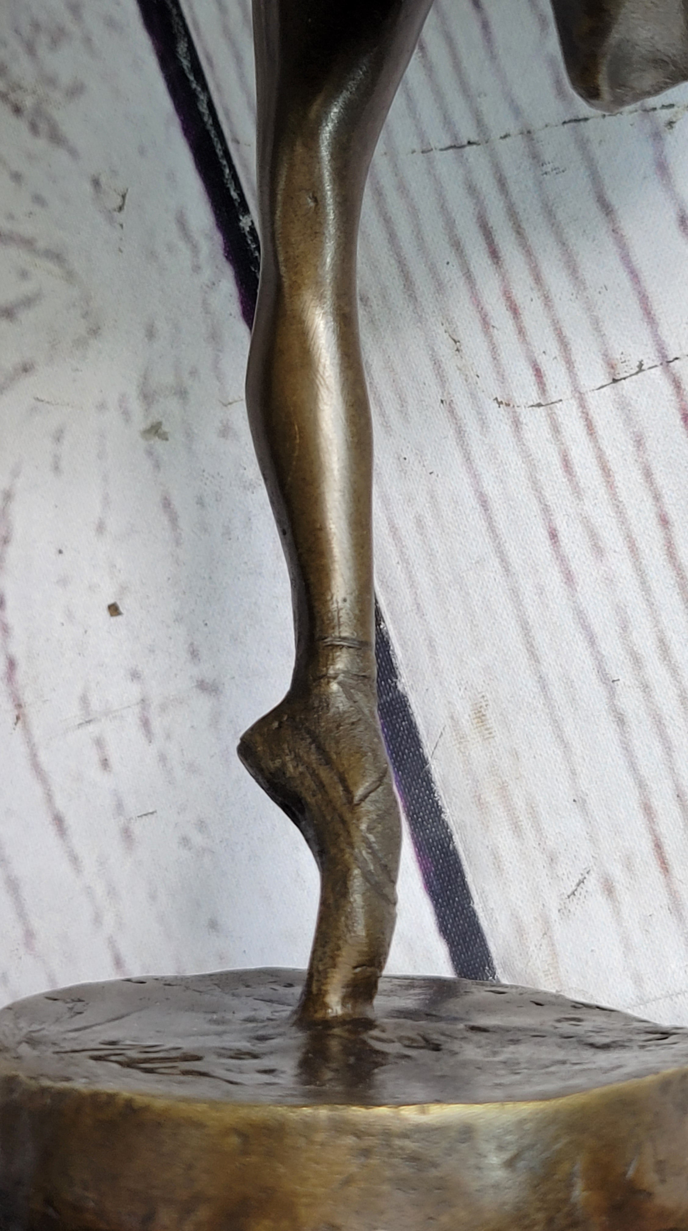 Art Deco Hot Cast Bronze Ballerina Ballet Dancer Sculpture