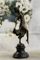 Coinet Art Deco/Nouveau Gypsy Dancer Hot Cast Marble Base