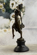 Coinet Art Deco/Nouveau Gypsy Dancer Hot Cast Marble Base
