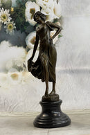 Coinet Art Deco/Nouveau Gypsy Dancer Hot Cast Marble Base