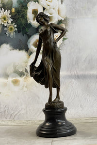 Coinet Art Deco/Nouveau Gypsy Dancer Hot Cast Marble Base