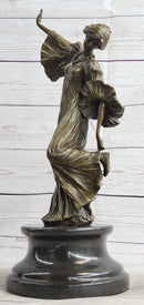 Agathon Léonard Danseuse Chantant Bronze 16" x 6.5"
