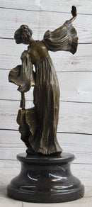 Agathon Léonard Danseuse Chantant Bronze 16" x 6.5"