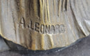 Agathon Léonard Danseuse Chantant Bronze 16" x 6.5"