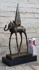 Salvador Dali Space Elephant Bronze Sculpture Surreal Art