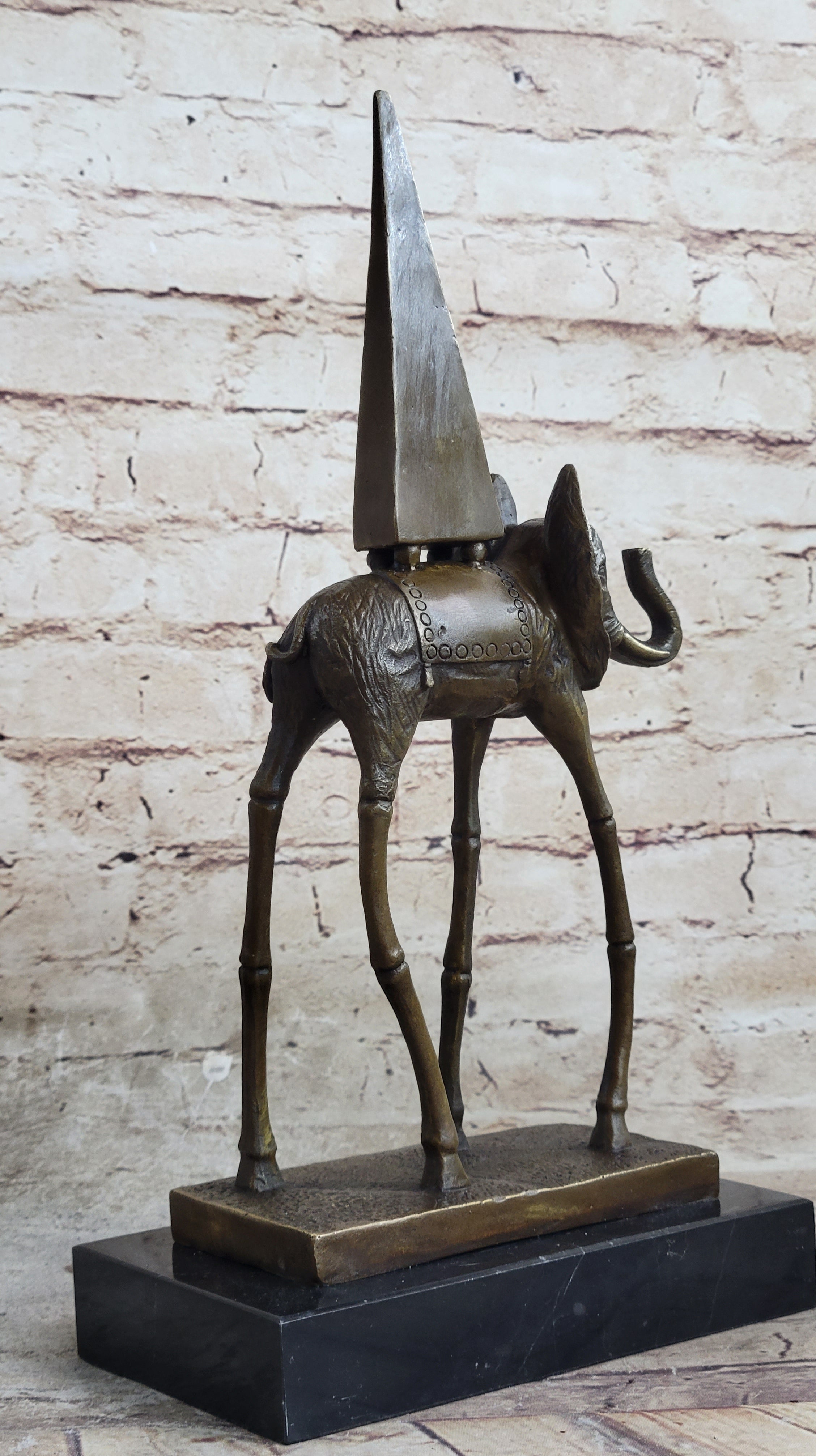 Salvador Dali Space Elephant Bronze Sculpture Surreal Art