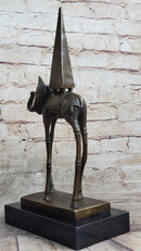 Salvador Dali Space Elephant Bronze Sculpture Surreal Art