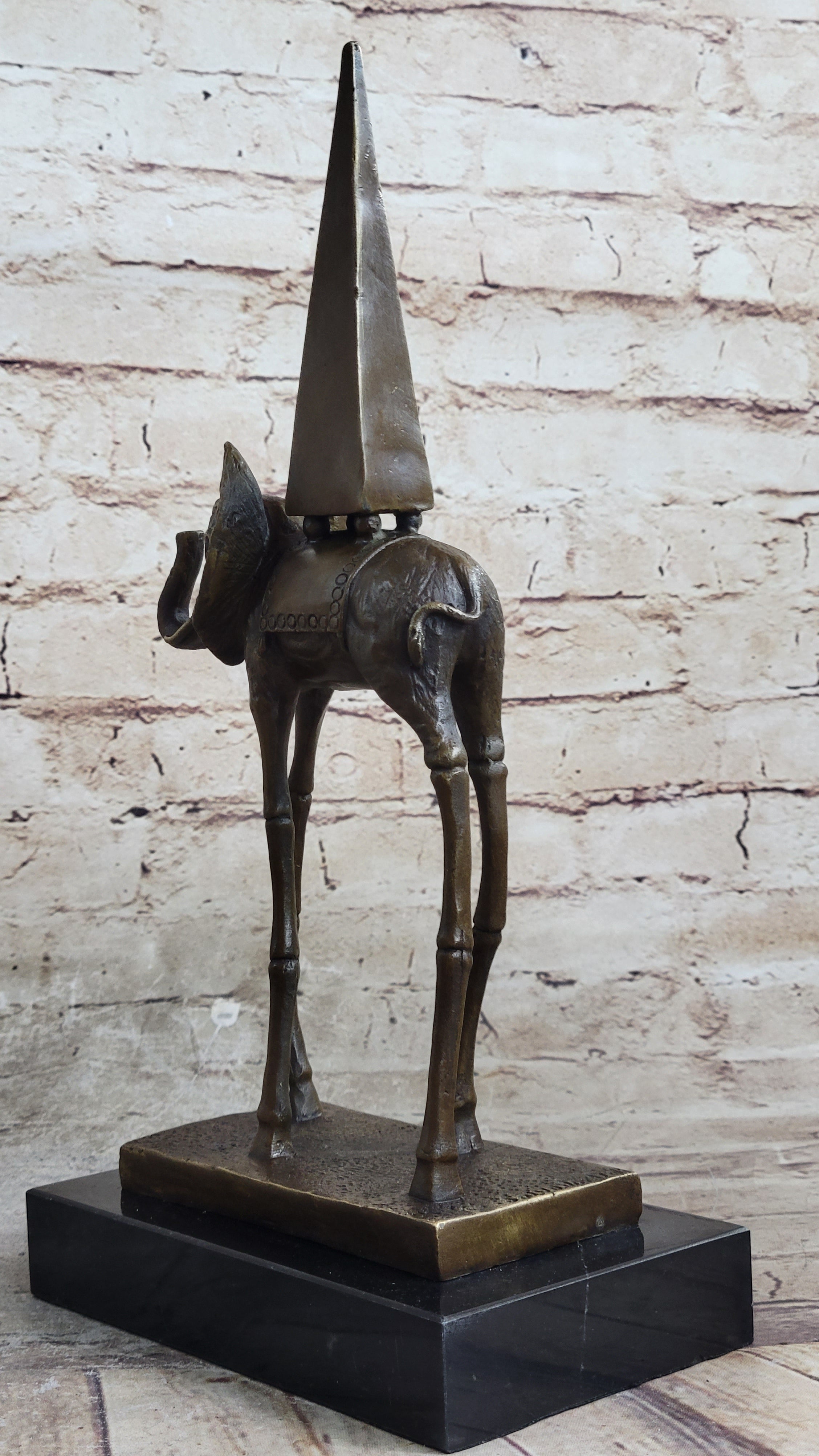 Salvador Dali Space Elephant Bronze Sculpture Surreal Art
