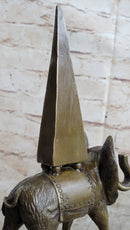 Salvador Dali Space Elephant Bronze Sculpture Surreal Art