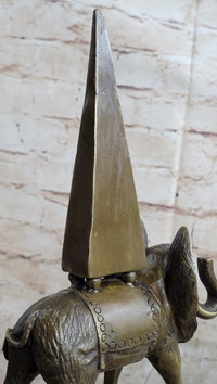 Salvador Dali Space Elephant Bronze Sculpture Surreal Art