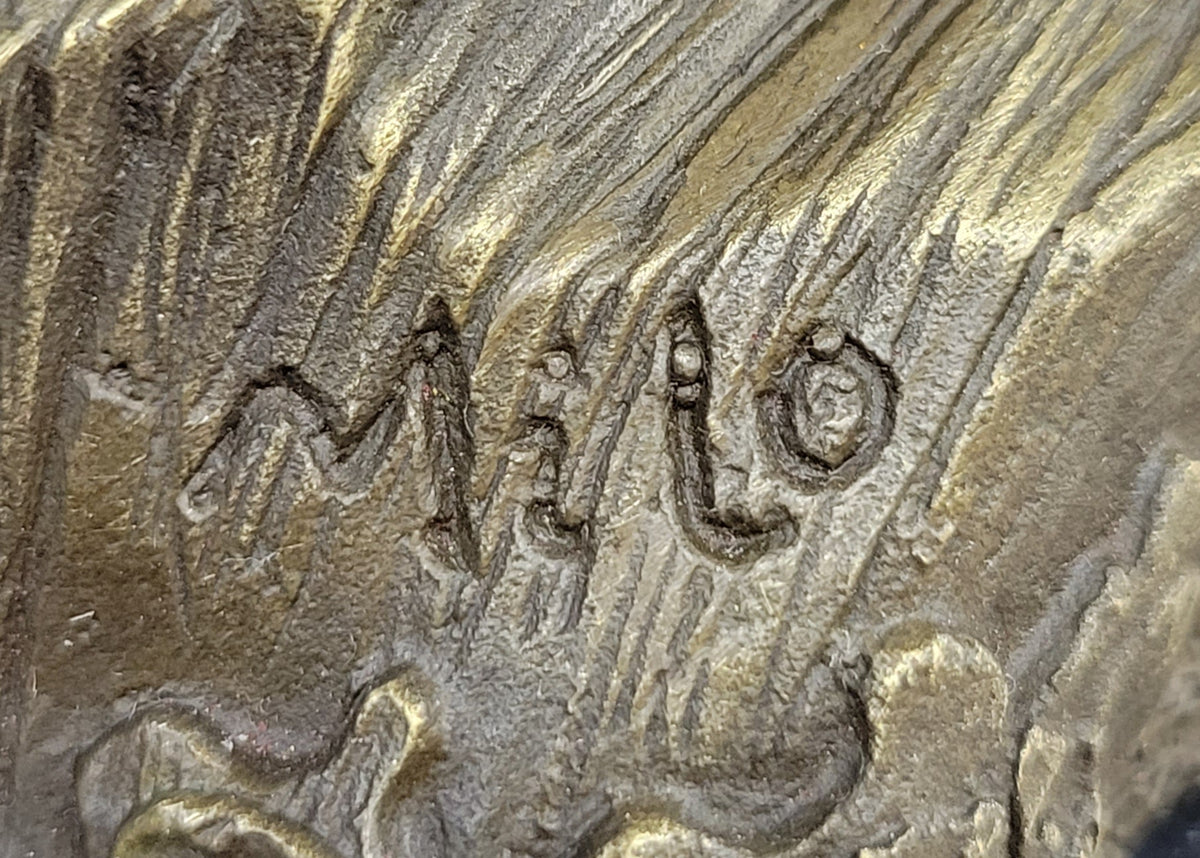 Hot Cast Bronze Mermaid Sculpture on Marble Base by Milo