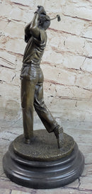 12'' Bronze Vintage Golfer Trophy Bobby Jones Sculpture SALE