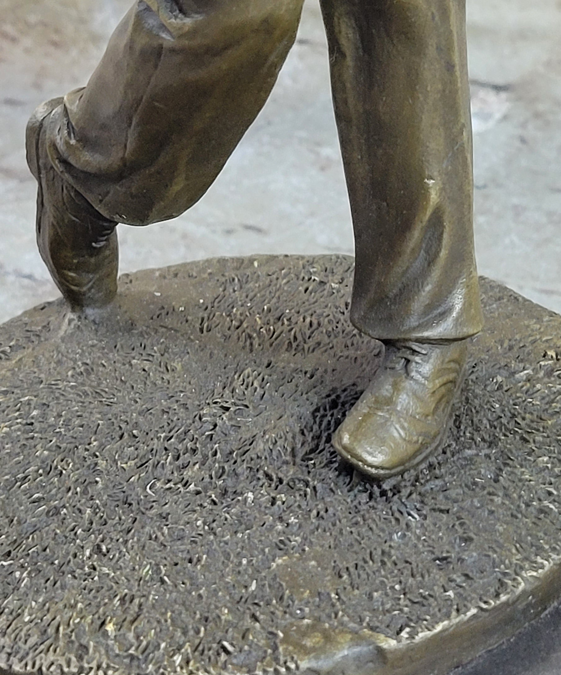 12'' Bronze Vintage Golfer Trophy Bobby Jones Sculpture SALE