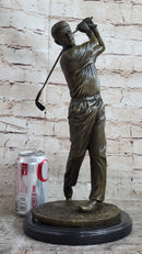 Ben Hogan Male Golfer Sports Memorabilia Golf Club Art Bronze Marble