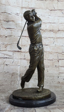 Ben Hogan Male Golfer Sports Memorabilia Golf Club Art Bronze Marble