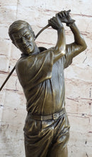 Ben Hogan Male Golfer Sports Memorabilia Golf Club Art Bronze Marble