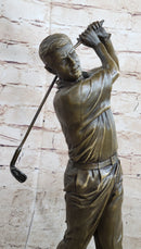 Ben Hogan Male Golfer Sports Memorabilia Golf Club Art Bronze Marble