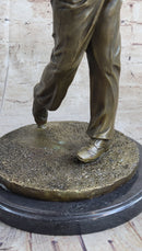 Ben Hogan Male Golfer Sports Memorabilia Golf Club Art Bronze Marble