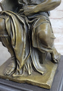 Michelangelo's Moses Bronze Sculpture 13" x 7"
