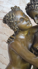 Extra Large Three Graces Bronze Sculpture by Canova 80 Lbs