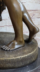 Extra Large Three Graces Bronze Sculpture by Canova 80 Lbs