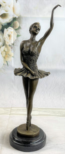 Prima Ballerina Ballet Dancer Bronze Figure 16" x 9"
